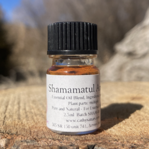 a bottle of shamamatul amber